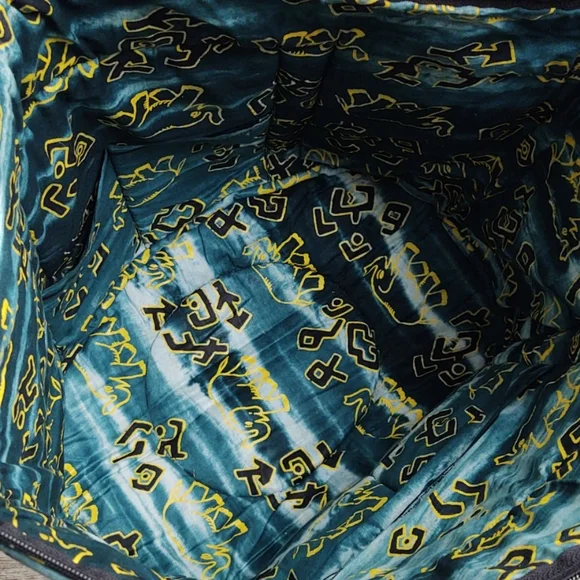 🟩Handmade Artisan African Quilted Elephant Tote - Picture 12 of 12